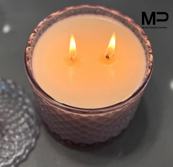 Crystal Clear Diamond Jar Scented Soy candles pack of 10