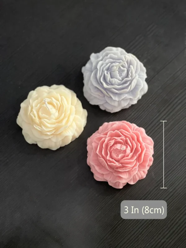Smalll Peony Flower Candle Bulk (50 Piece)