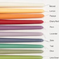 Color full Taper Candle Pack Of 10 , Customized Color,