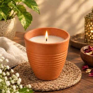 Terracotta Soy Scented Candle (Pack of 10)